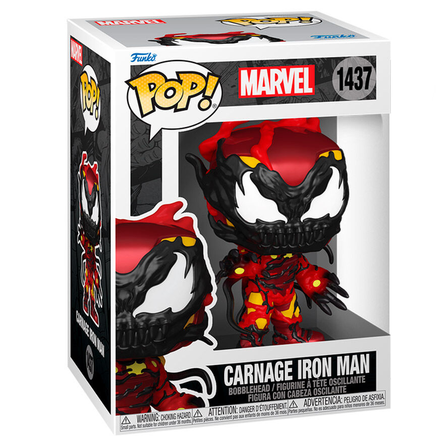 pop figure marvel carnage iron man