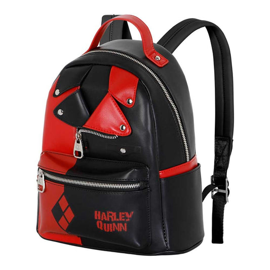 Mochila Jaqueta Harley Quinn DC Comics 29cm