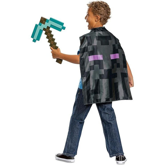 Capa e picareta do Minecraft