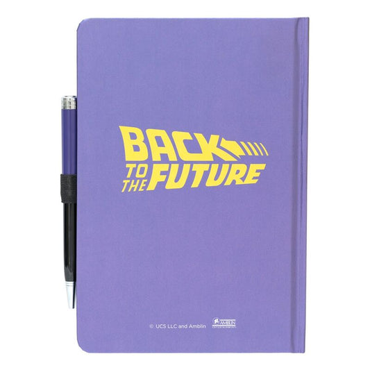 Premium A5 notebook + pen Back to the Future