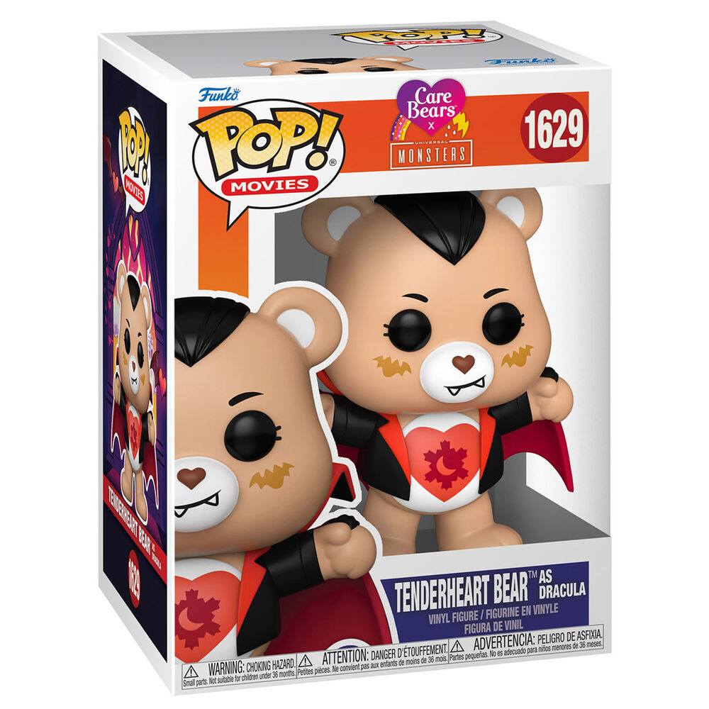 pop figure care bears x monsters tender heart bear as dracula