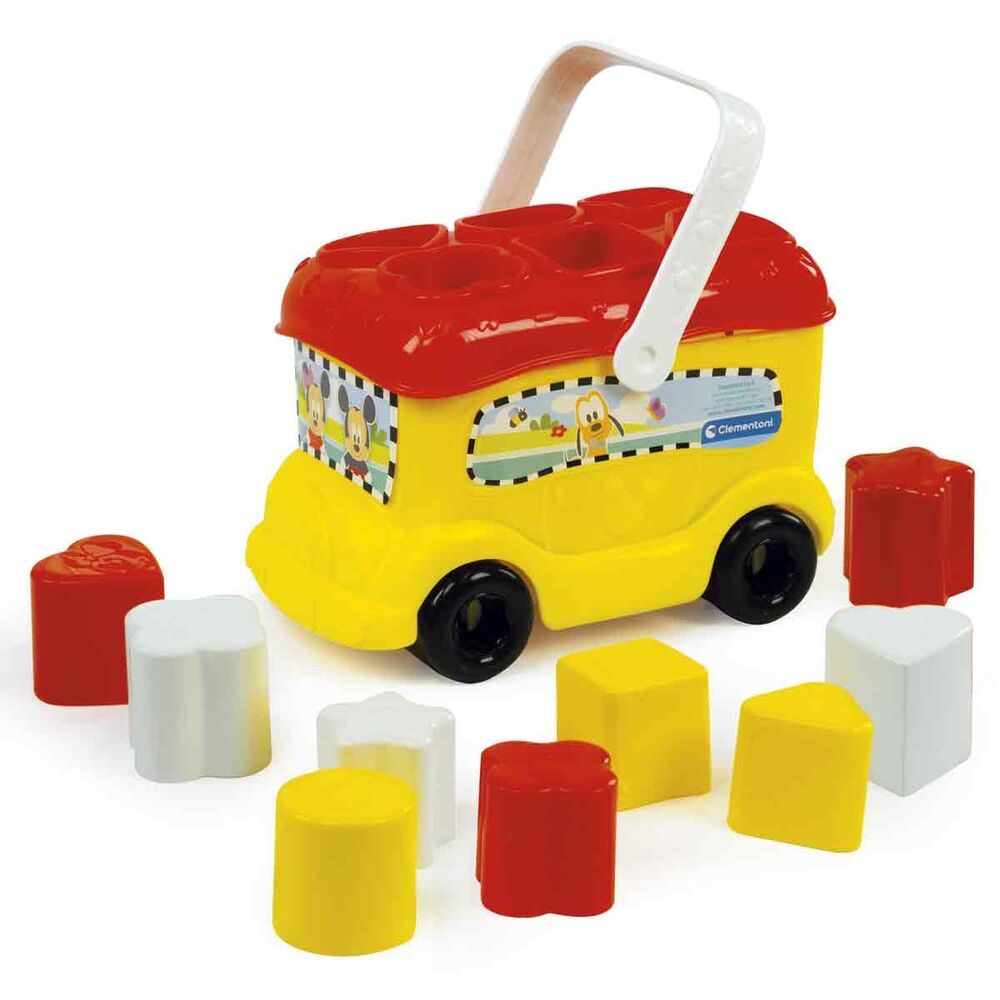 baby mickey disney bus shapes and colors