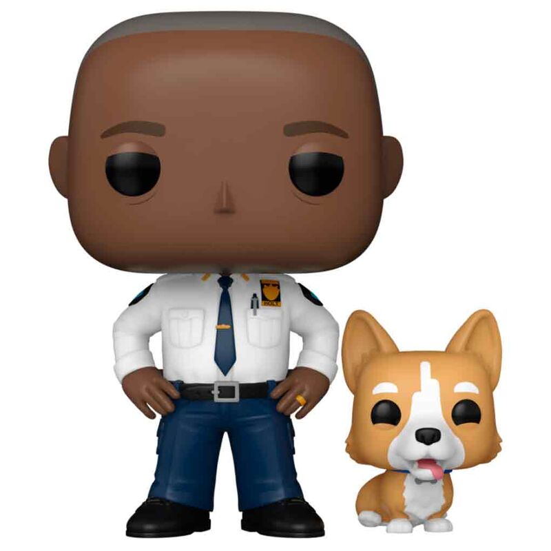 Brooklyn Nine Nine Captain Holt with Cheddar POP Figure