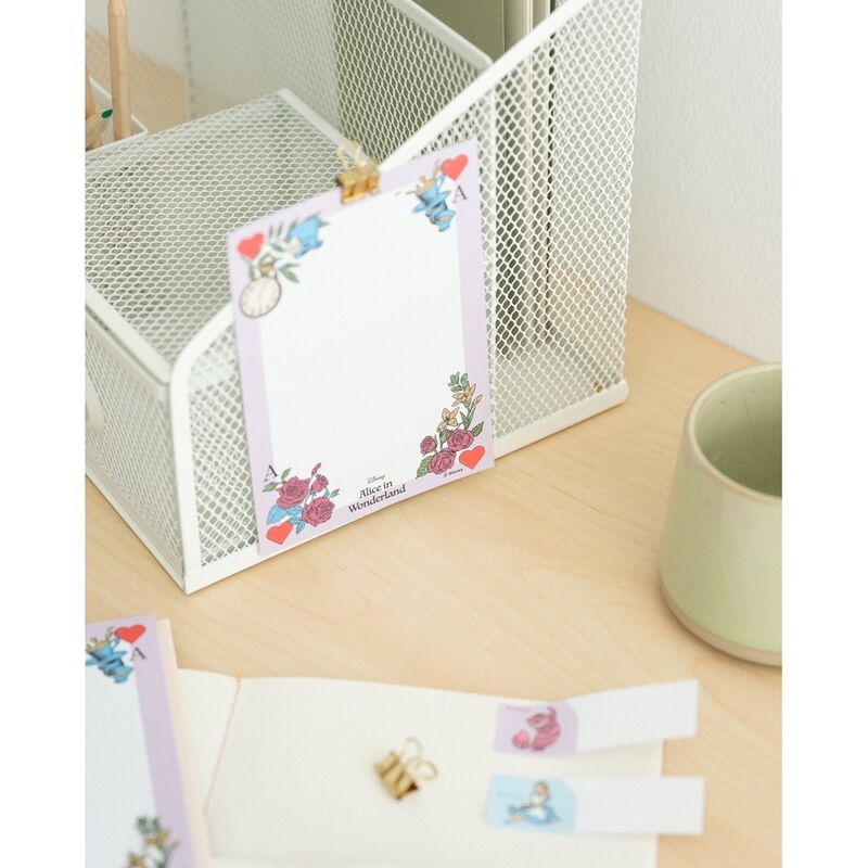 Disney Alice in Wonderland sticky note pad