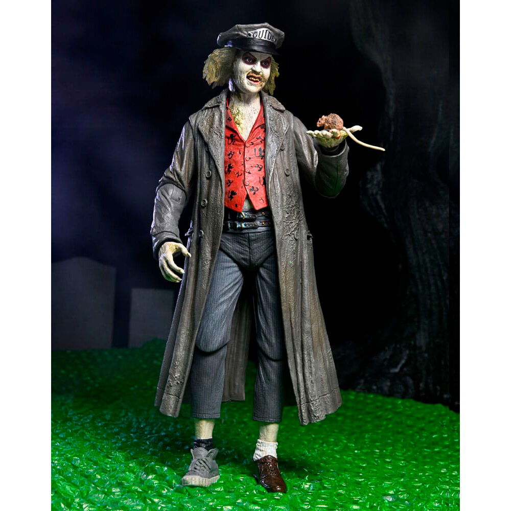 Ultimative Beetlejuice Figur: Tour Guide – Der Bio Exorzist (Beetlejuice 1988 18 cm)