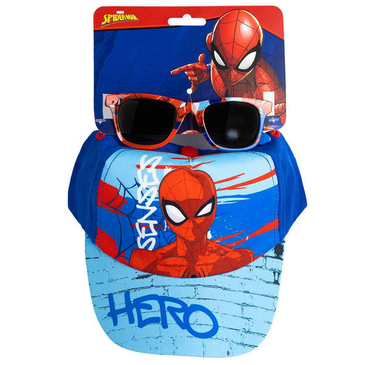 marvel spiderman hat and sunglasses set