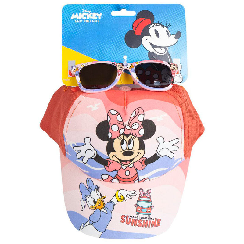 Disney Minnie sunglasses cap set