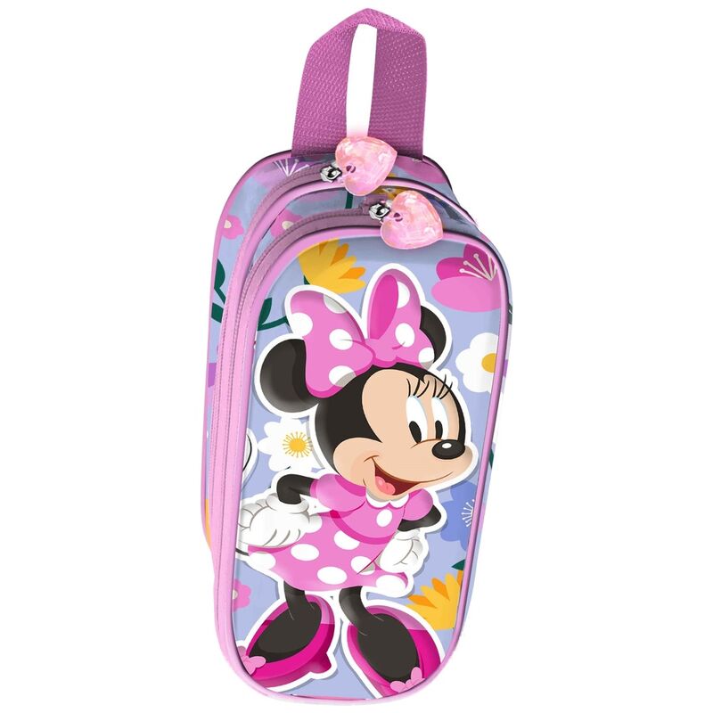 3d spring minnie disney double pencil case
