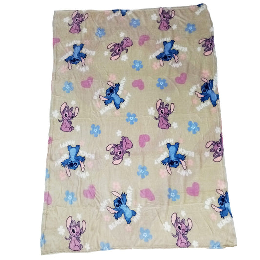 Stitch Disney coral blanket 110x150cm
