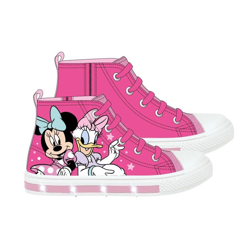 Minnie Mouse Disney canvas sneakers with lights