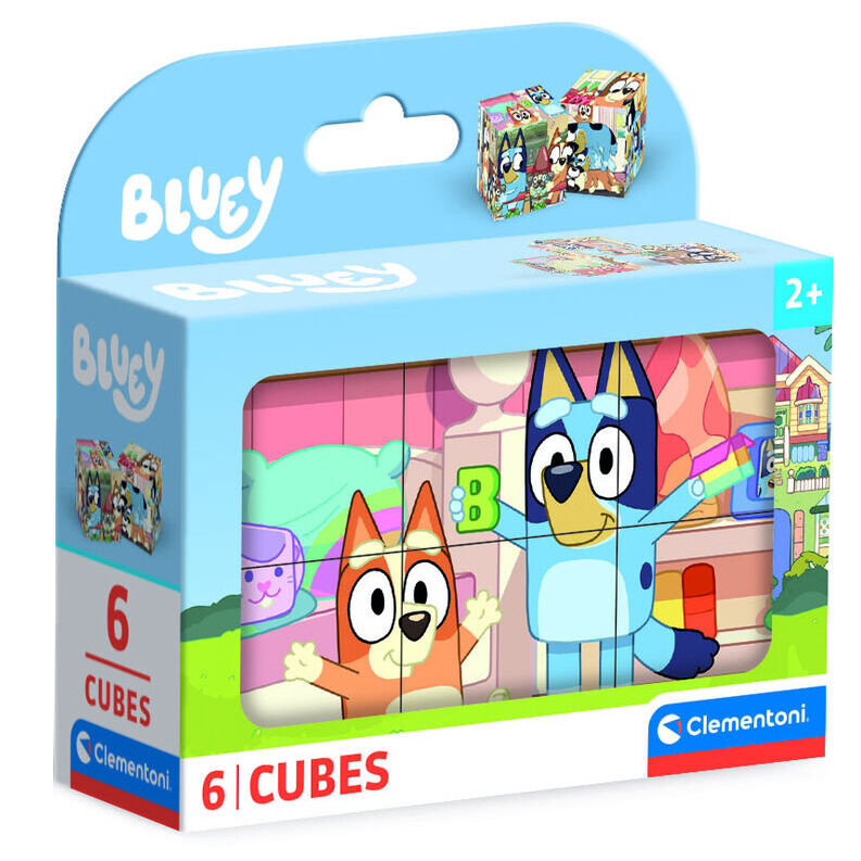 bluey cube puzzle 6pcs