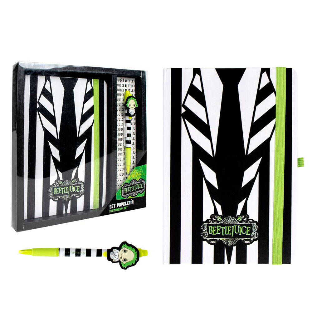 Beetlejuice stationery blister pack