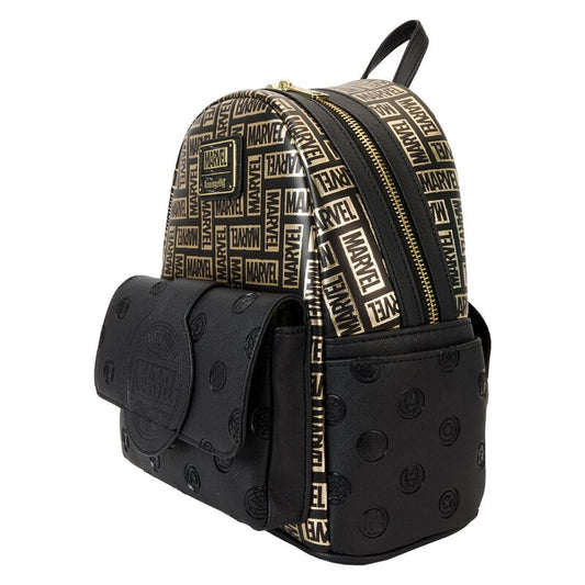 classic logo marvel loungefly backpack 26cm