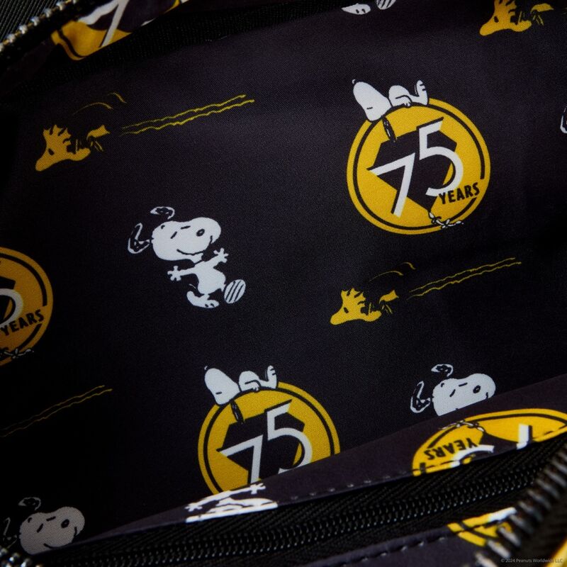 Cuccia per cani Snoopy che dorme 75° anniversario Peanuts borsa Loungefly Snoopy