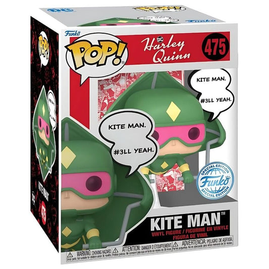 Statuetta POP Deluxe DC Comics Harley Quinn Kite Man Esclusiva