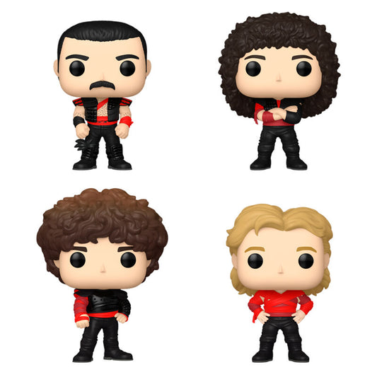 Blister pack of 4 POP Queen figures