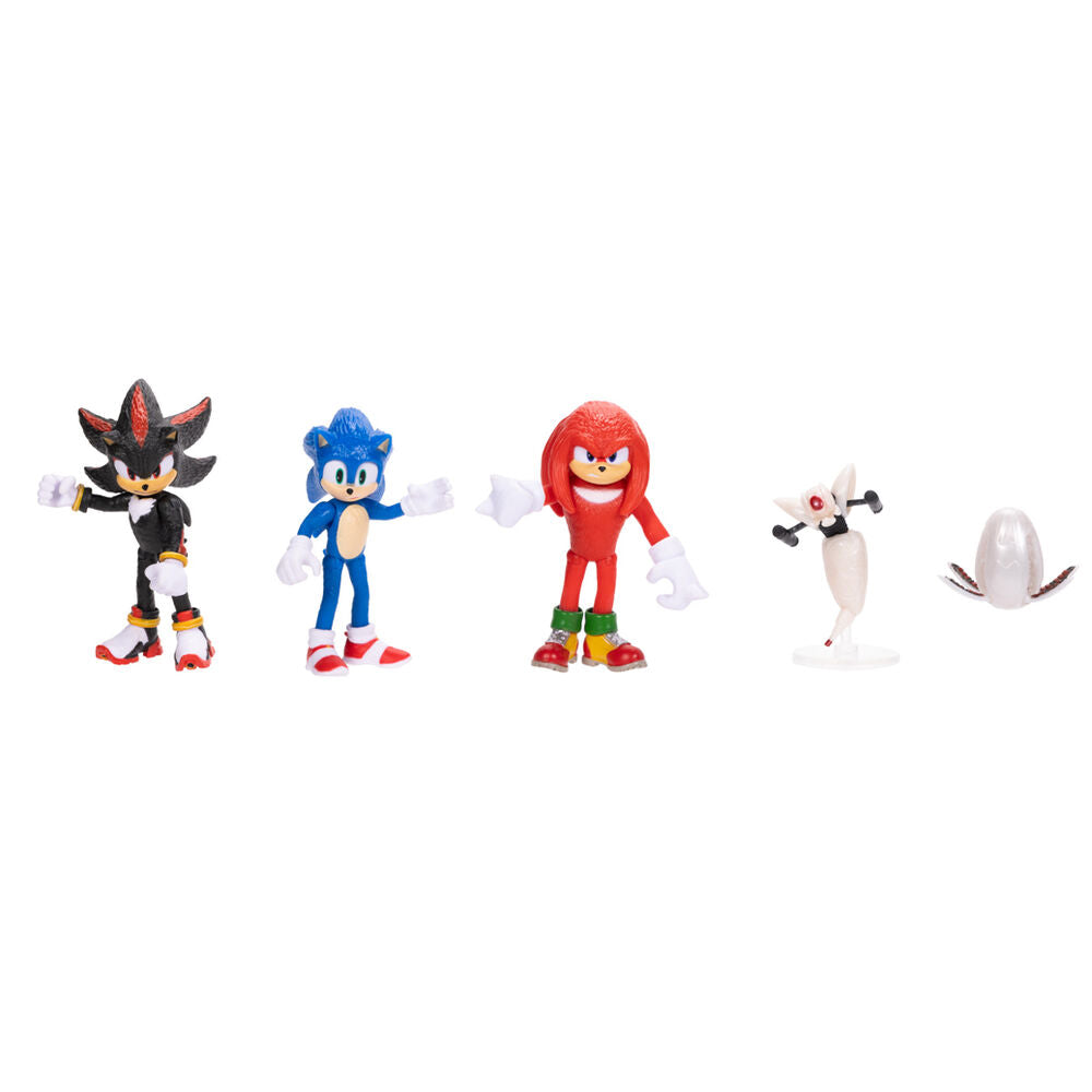 Sonic 3 figures blister pack, 6cm