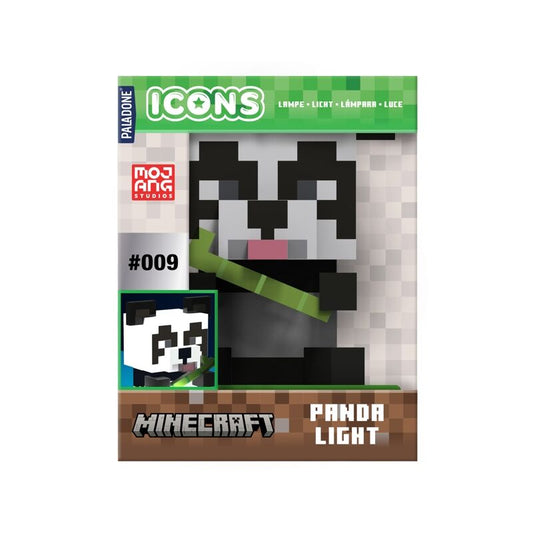 Luminária Icons Panda Minecraft 10cm