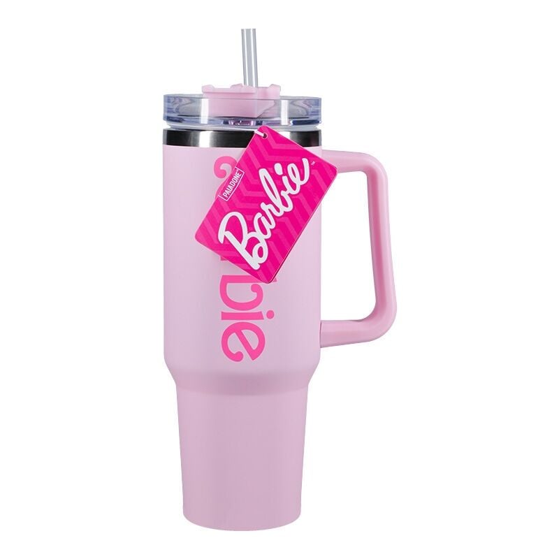 Barbie straw tumbler thermos 1200ml