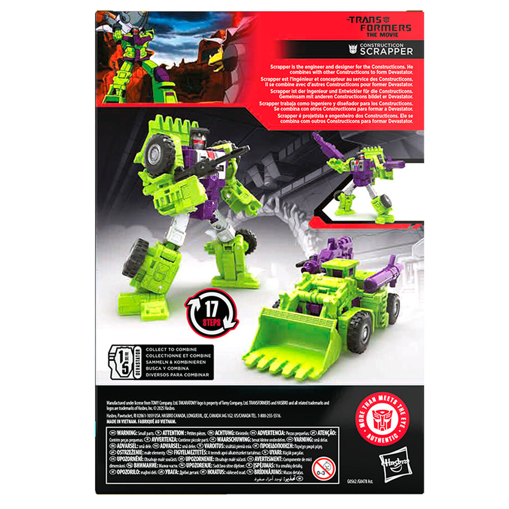 Constructicon Figure Scrapper Studio Series Transformers 16.5cm