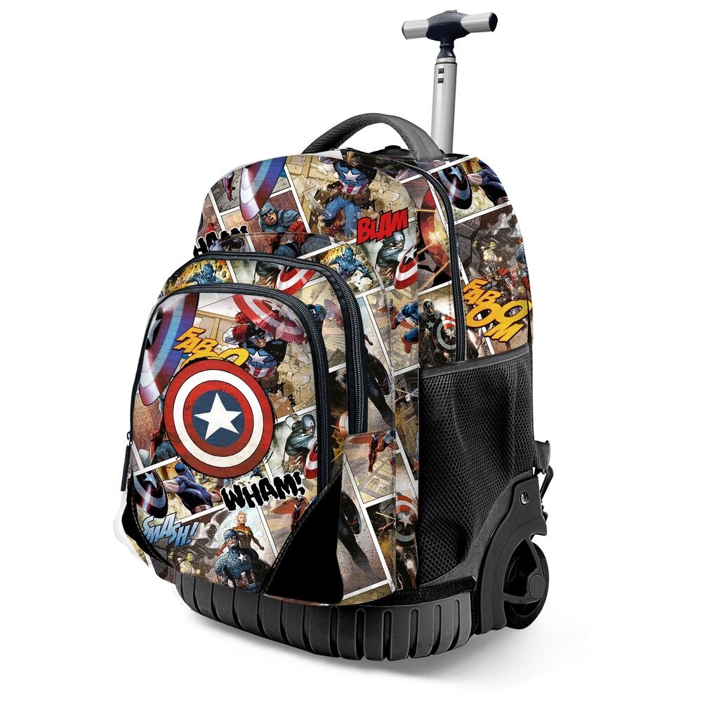 marvel captain america comic trolley 47cm