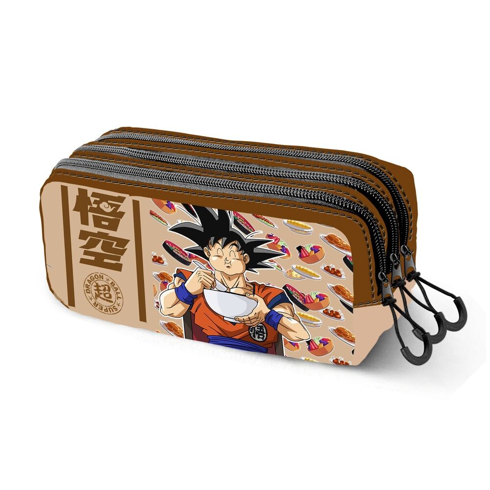 goku foodie dragon ball z triple pencil case
