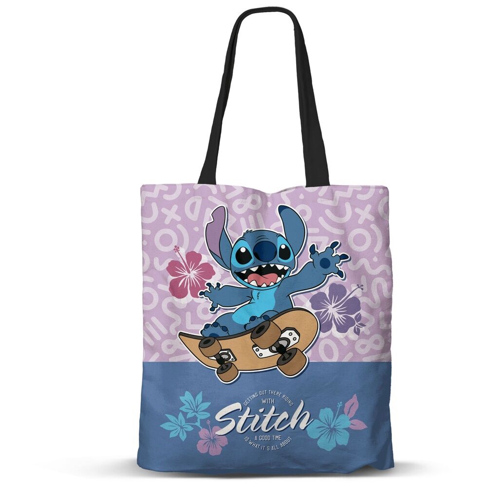 skate stitch disney shopping bag 40cm