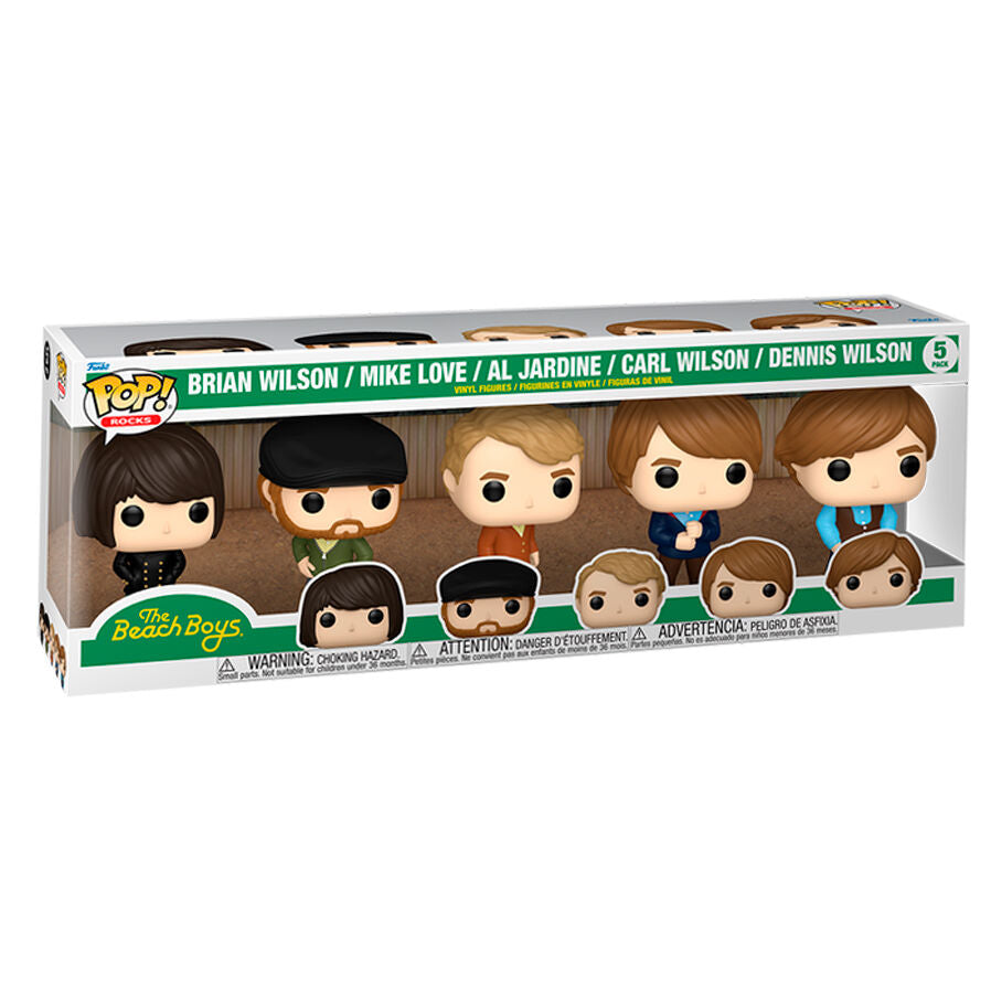 blister of 5 pop figures the beach boys