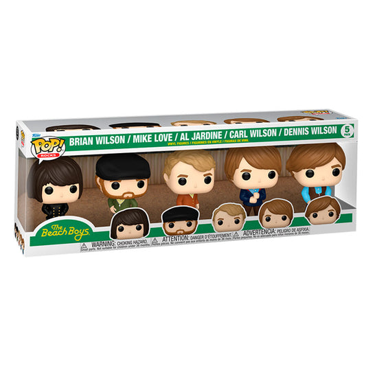 blister of 5 pop figures the beach boys