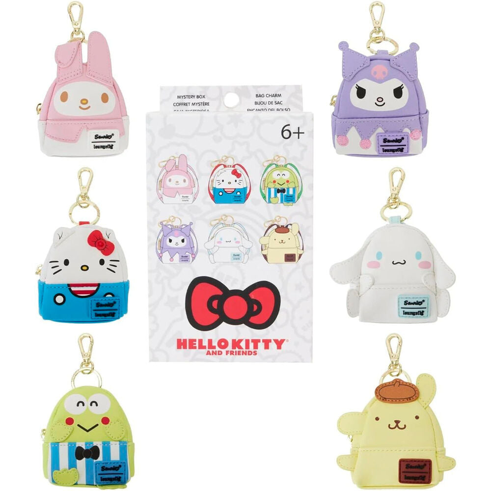loungefly mystery mini backpack keychains assorted