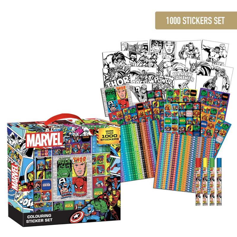 marvel sticker set 1000pcs