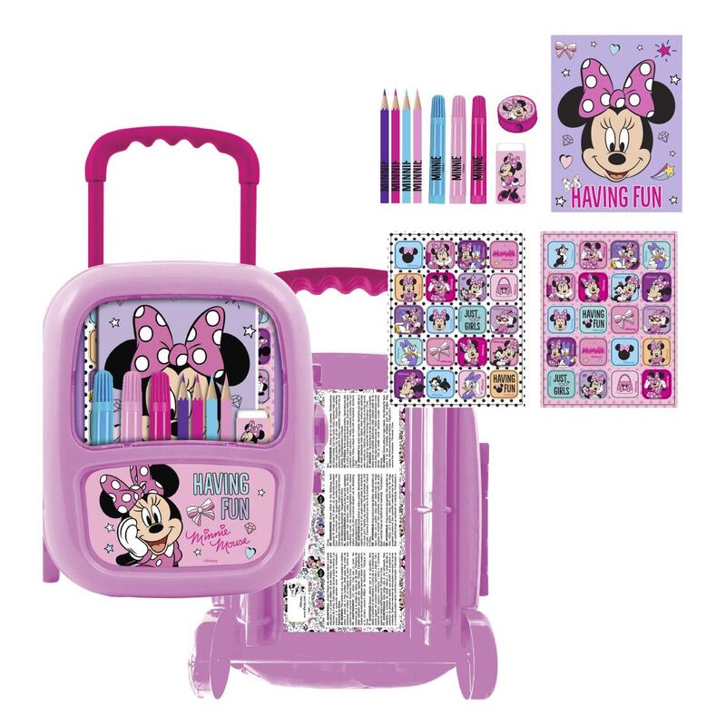 minnie disney stationery trolley