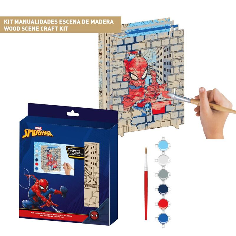 marvel spiderman colorable figure