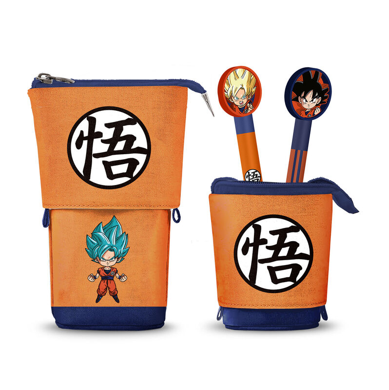 dragon ball super pencil case 2 erasable pens