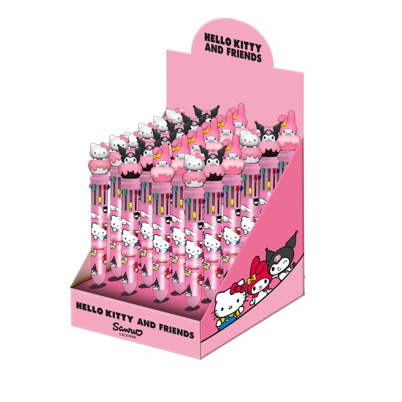 hello kitty 10 color assorted ballpoint pen