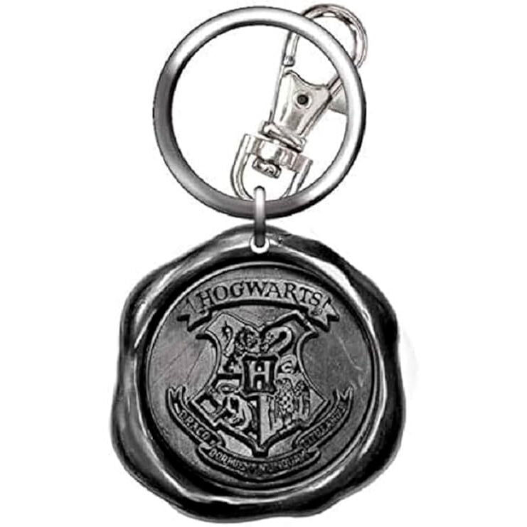 harry potter hogwarts crest keychain 6cm