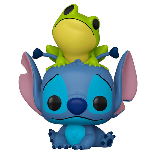 disney lilo & stitch pop figure stitch with frog exclusive