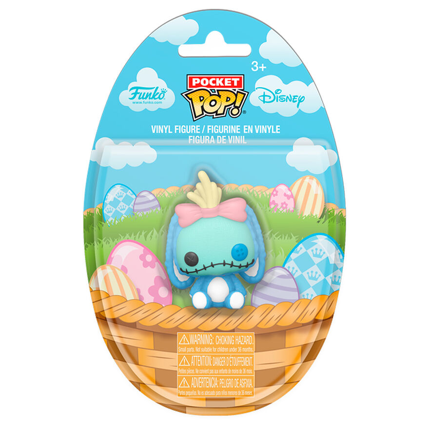 Disney Pocket POP Stitch Scrump Easter Bunny Figure