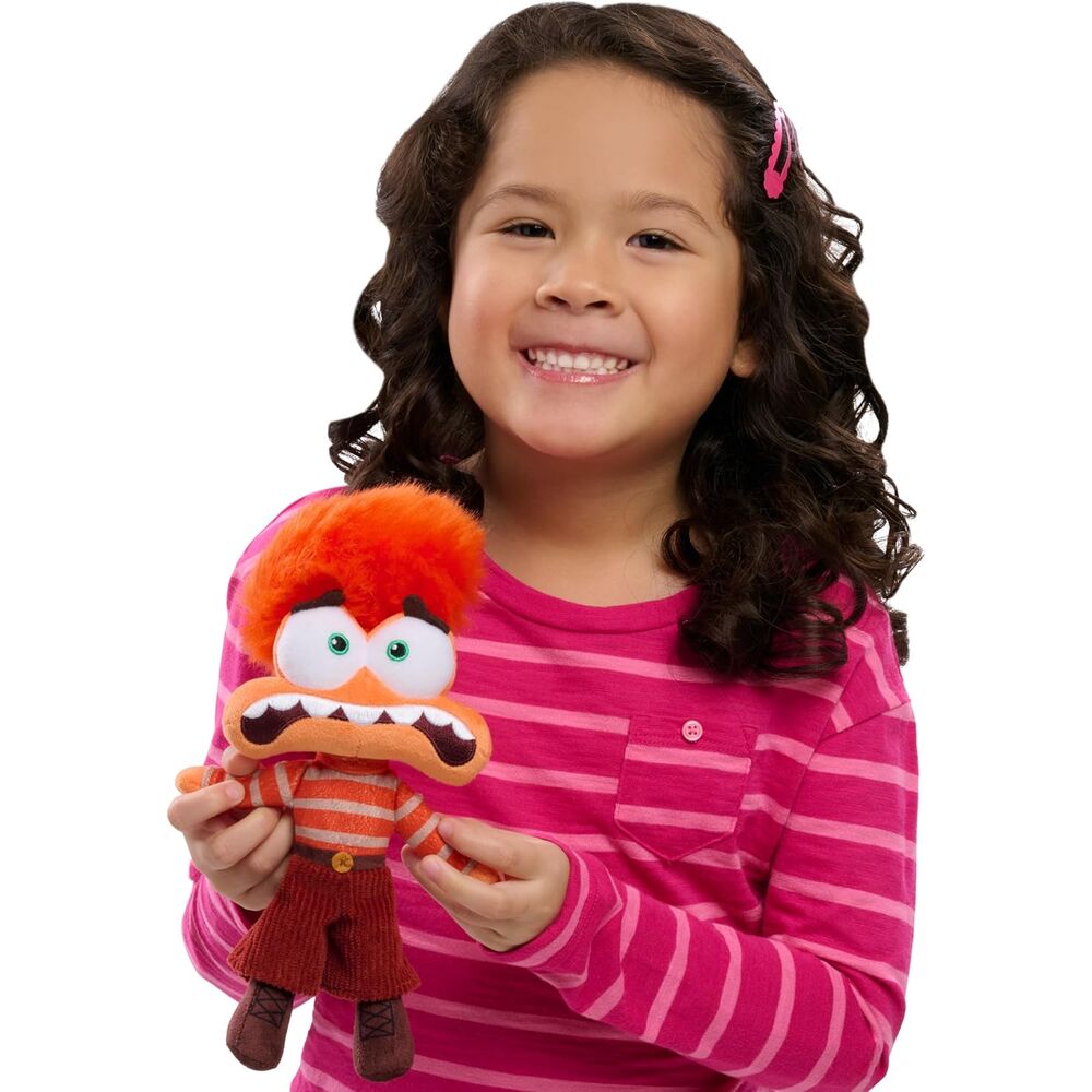 Disney Pixar Alles steht Kopf 2 Angst Plüschtier 20 cm mit englischer Sprachausgabe