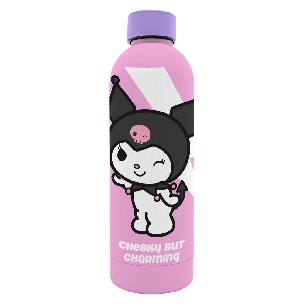 kuromi hello kitty 800ml stainless steel bottle