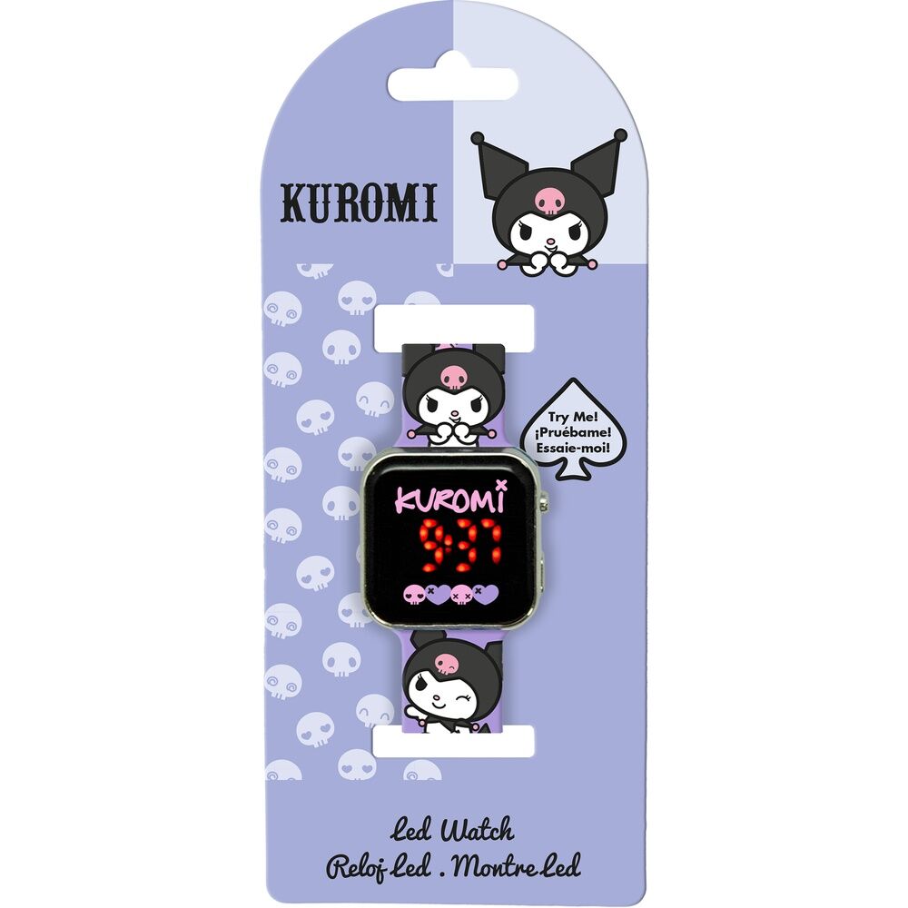 Kuromi Hello Kitty LED Uhr