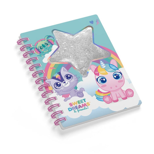 Cuaderno con purpurina Sueños dulces