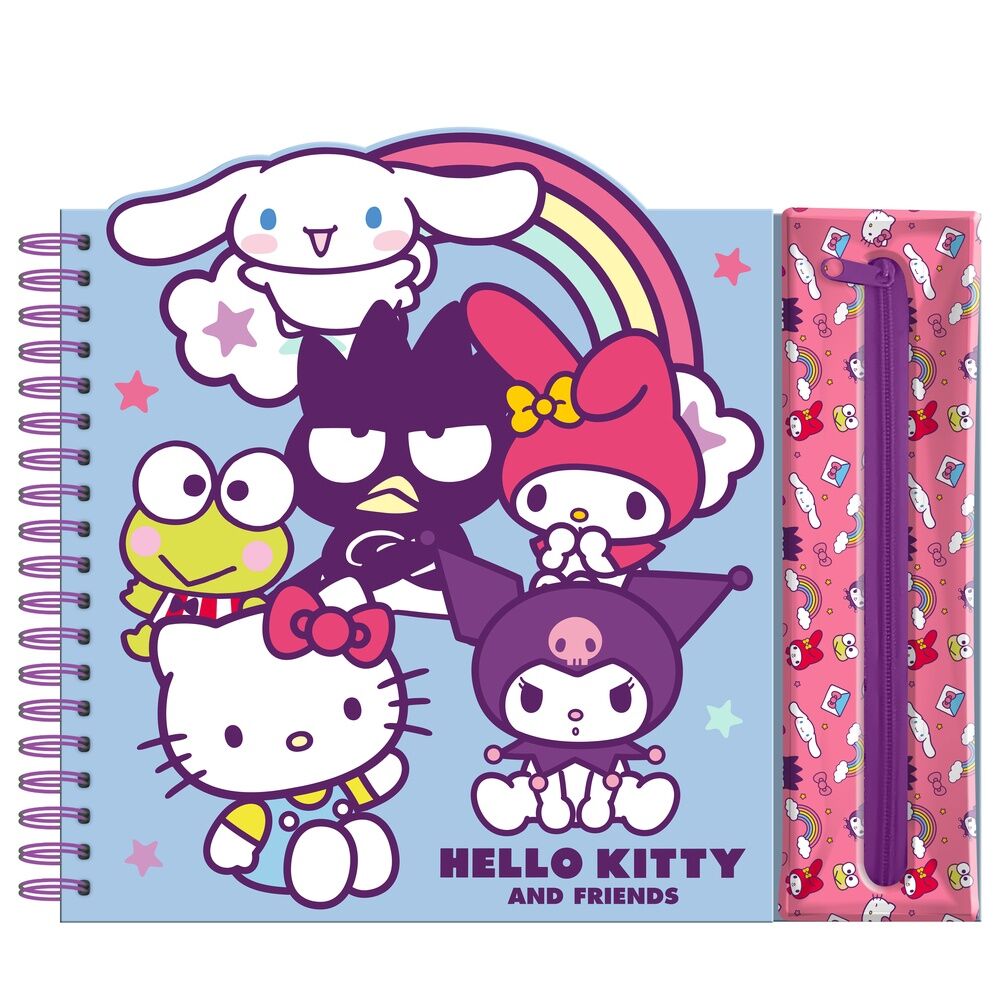 Hello Kitty and Friends activity book + removable case