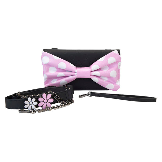 Loungefly Umhängetasche mit Blumenmuster und Minnie Motiv von Rock the Dots