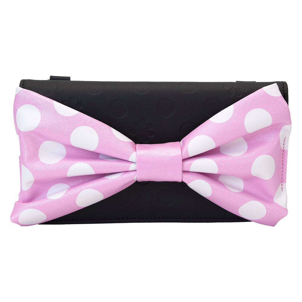 Floral Rock the Dots Minnie Disney Loungefly Crossbody Bag