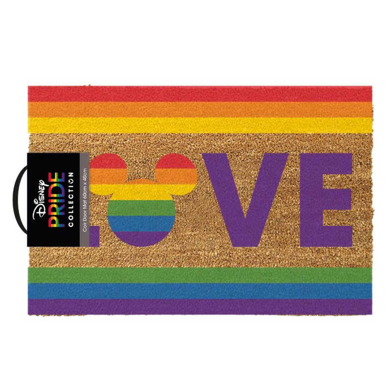 disney mickey pride doormat