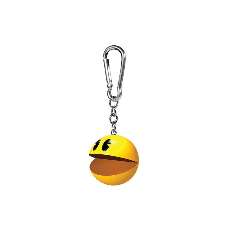 3d pac man keychain