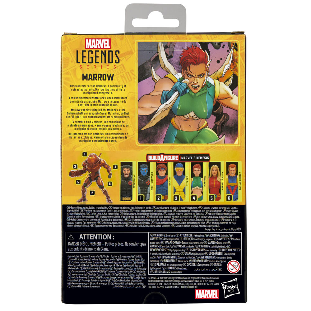Action figure di Marrow degli X Men Marvel alta 15 cm