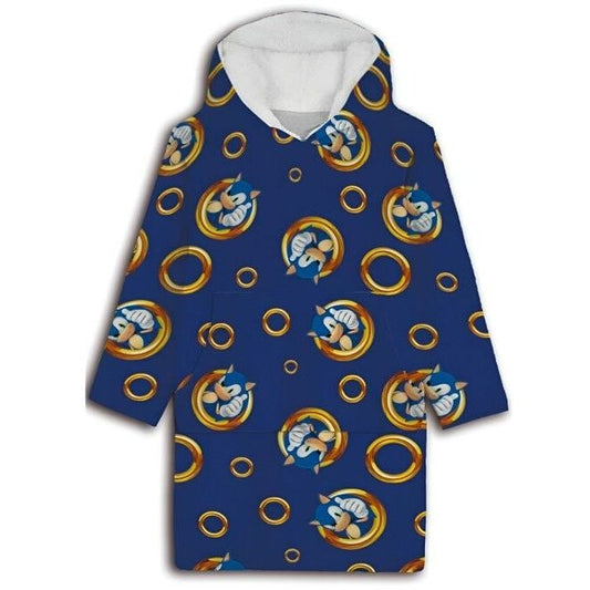 Sudadera infantil extragrande de Sonic the Hedgehog color coral