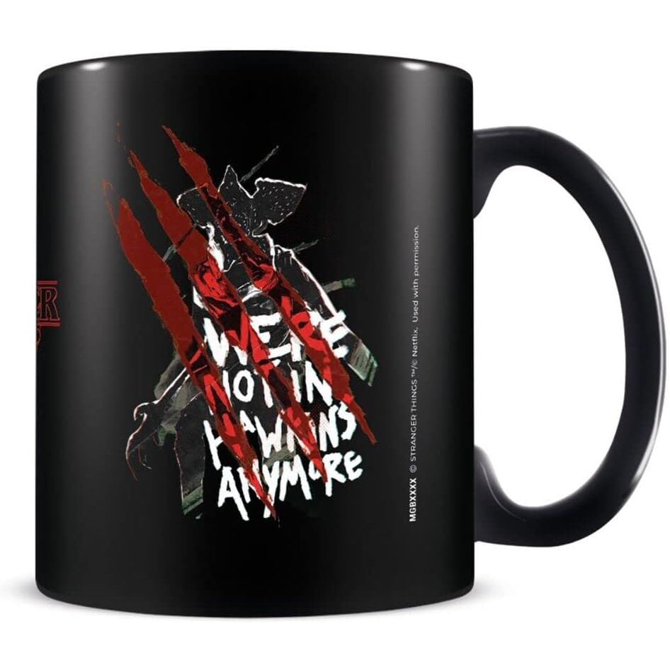 not in hawkins stranger things mug 315ml